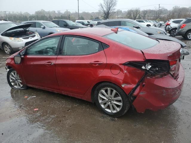 5NPDH4AE9GH706117 - 2016 HYUNDAI ELANTRA SE BURGUNDY photo 2