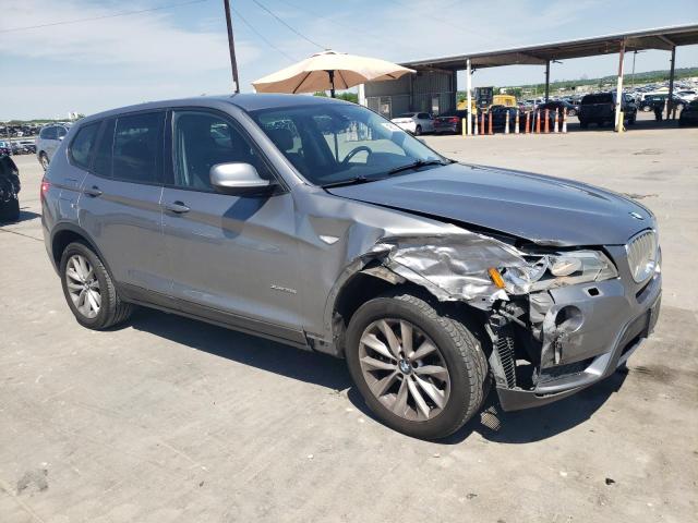 5UXWX9C51E0D27131 - 2014 BMW X3 XDRIVE28I SILVER photo 4