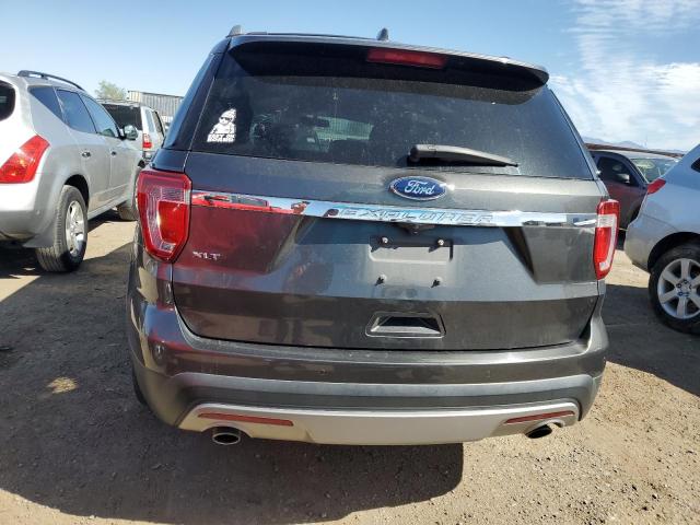 1FM5K7D83HGC13354 - 2017 FORD EXPLORER XLT GRAY photo 6