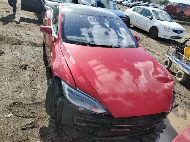 5YJSA1E1XGF143904 - 2016 TESLA MODEL S 红色 照片 5