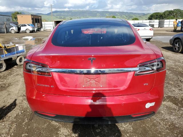 5YJSA1E1XGF143904 - 2016 TESLA MODEL S RED photo 6