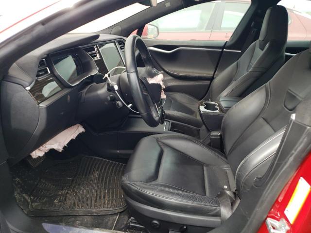 5YJSA1E1XGF143904 - 2016 TESLA MODEL S 红色 照片 7