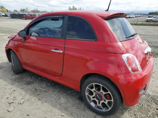 3C3CFFBR3CT303795 - 2012 FIAT 500 SPORT RED photo 2