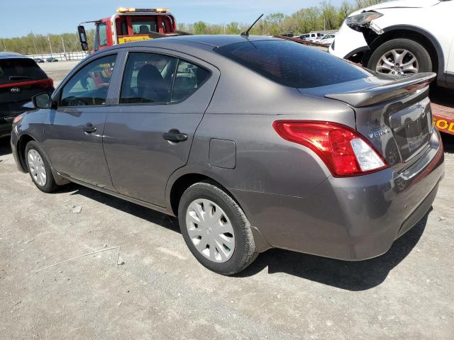 3N1CN7AP1GL826147 - 2016 NISSAN VERSA S GRAY photo 2