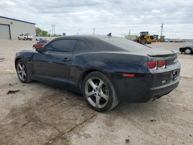 2G1FC1E31D9245615 - 2013 CHEVROLET CAMARO LT BLACK photo 2