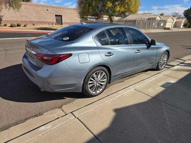 JN1EV7AR3JM441650 - 2018 INFINITI Q50 LUXE GRAY photo 4