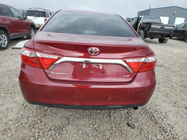 4T1BF1FK8FU925595 - 2015 TOYOTA CAMRY LE BURGUNDY photo 6