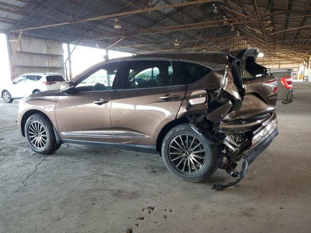 5J8TC1H76KL008358 - 2019 ACURA RDX ADVANCE BROWN photo 2