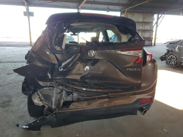 5J8TC1H76KL008358 - 2019 ACURA RDX ADVANCE BROWN photo 6