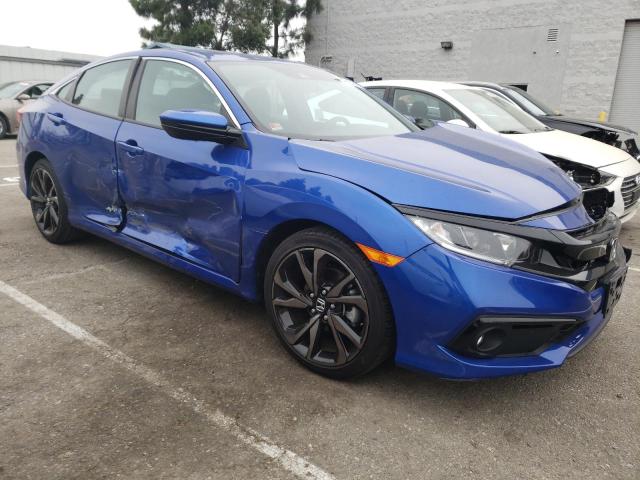 2HGFC2F88KH517587 - 2019 HONDA CIVIC SPORT 蓝色 照片 4