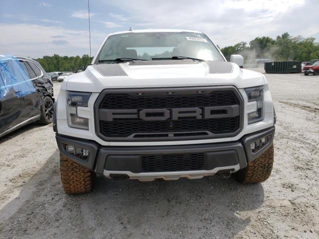 1FTFW1RG8KFA13366 - 2019 FORD F150 RAPTOR WHITE photo 5