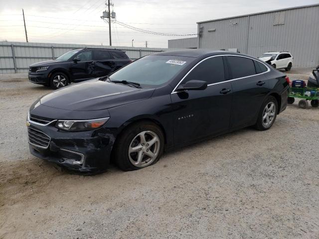 1G1ZB5ST3JF118704 - 2018 CHEVROLET MALIBU LS BLACK photo 1