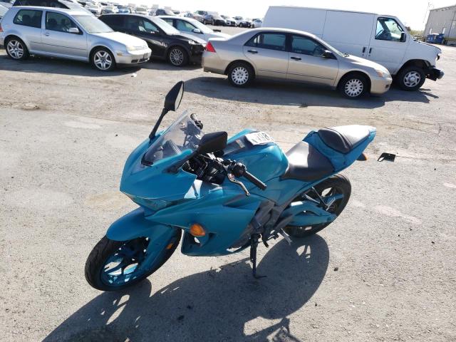 MH3RH15Y3HK003545 - 2017 YAMAHA YZFR3 A TURQUOISE photo 2