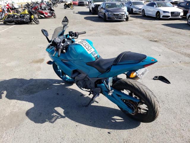 MH3RH15Y3HK003545 - 2017 YAMAHA YZFR3 A TURQUOISE photo 3