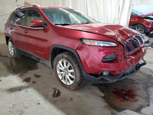 1C4PJMDS0HW616675 - 2017 JEEP CHEROKEE LIMITED BURGUNDY photo 4