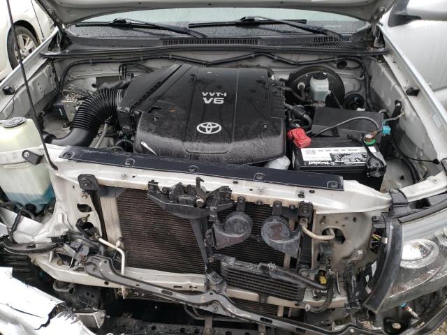 5TEJU62N87Z339619 - 2007 TOYOTA TACOMA DOUBLE CAB PRERUNNER SILVER photo 11