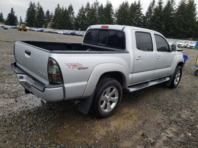 5TEJU62N87Z339619 - 2007 TOYOTA TACOMA DOUBLE CAB PRERUNNER SILVER photo 3