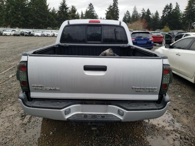 5TEJU62N87Z339619 - 2007 TOYOTA TACOMA DOUBLE CAB PRERUNNER SILVER photo 6