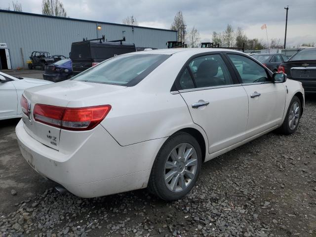 3LNHL2JC1AR619637 - 2010 LINCOLN MKZ WHITE photo 3