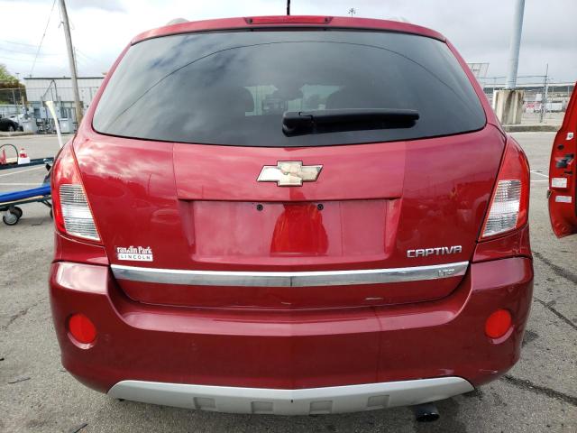 3GNAL4EK4ES537538 - 2014 CHEVROLET CAPTIVA LTZ MAROON photo 6