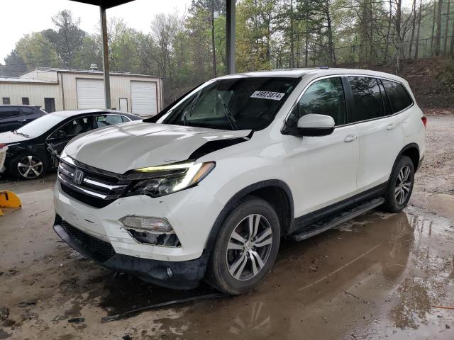 5FNYF6H64GB053017 - 2016 HONDA PILOT EXL WHITE photo 1