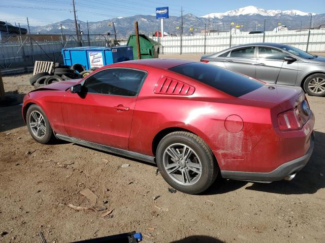 1ZVBP8AM3C5256612 - 2012 FORD MUSTANG RED photo 2