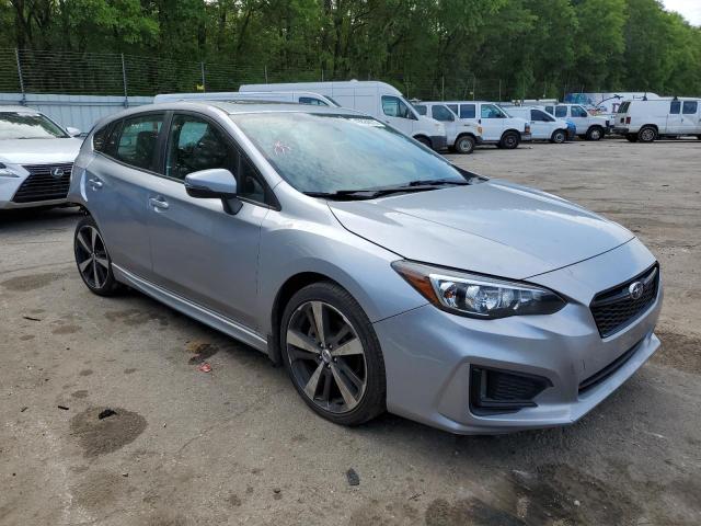 4S3GTAM61J3721583 - 2018 SUBARU IMPREZA SPORT SILVER photo 4