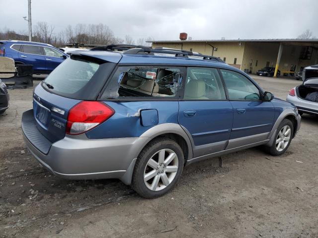 4S4BP62C487322797 - 2008 SUBARU OUTBACK 2.5I LIMITED BLUE photo 3