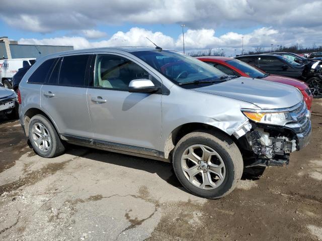 2FMDK3JC9DBE17719 - 2013 FORD EDGE SEL SILVER photo 4