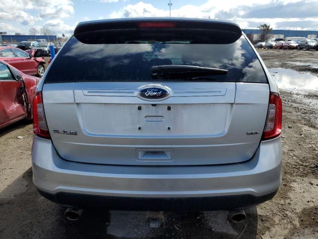 2FMDK3JC9DBE17719 - 2013 FORD EDGE SEL SILVER photo 6