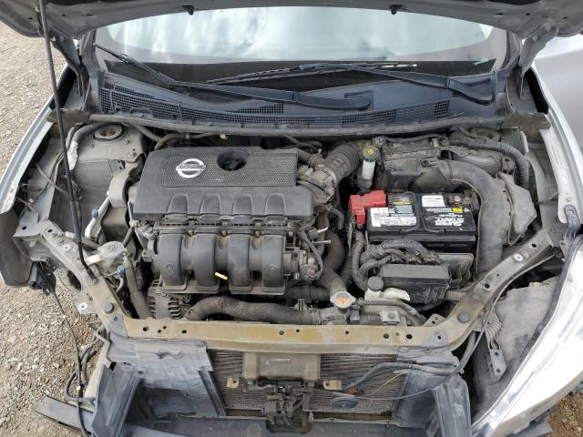 1N4AB7AP2DN904188 - 2013 NISSAN SENTRA S SILVER photo 11