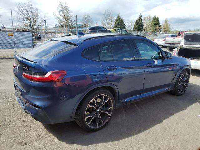 5YMUJ0C04L9C08841 - 2020 BMW X4 M COMPETITION BLUE photo 3