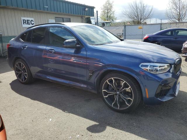 5YMUJ0C04L9C08841 - 2020 BMW X4 M COMPETITION BLUE photo 4