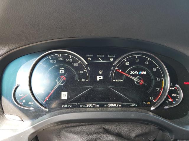 5YMUJ0C04L9C08841 - 2020 BMW X4 M COMPETITION BLUE photo 9