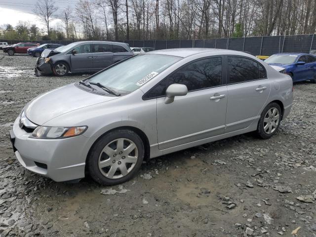 1HGFA16549L021799 - 2009 HONDA CIVIC LX SILVER photo 1