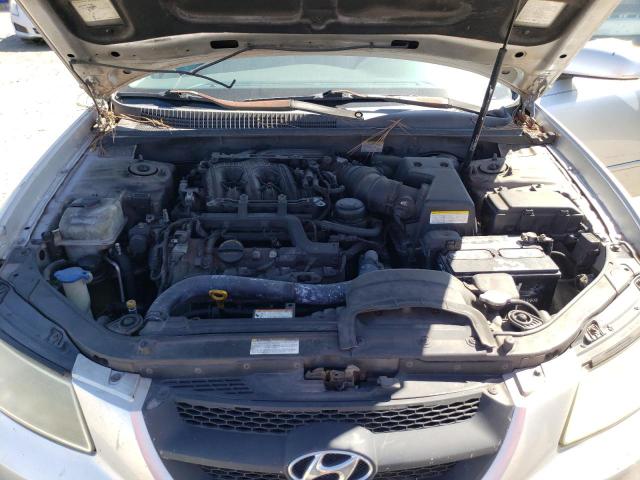 5NPEU46F37H216127 - 2007 HYUNDAI SONATA SE SILVER photo 11