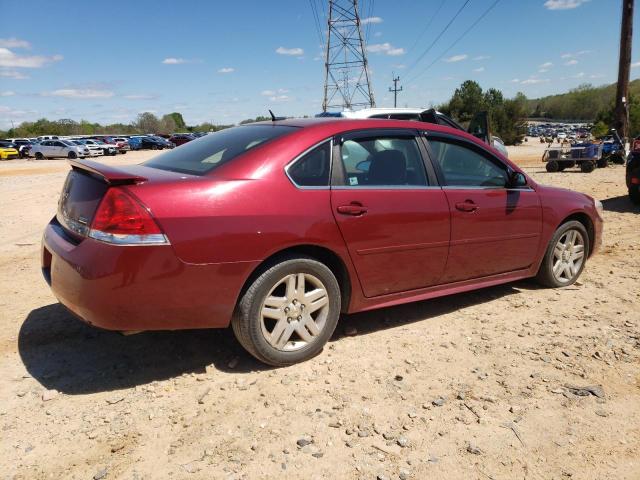 2G1WB5EK8B1108989 - 2011 CHEVROLET IMPALA LT BURGUNDY photo 3