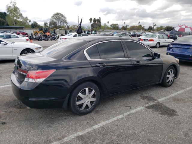 1HGCP2F34BA100302 - 2011 HONDA ACCORD LX BLACK photo 3