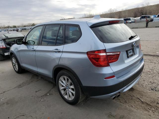 5UXWX9C53D0D07915 - 2013 BMW X3 XDRIVE28I BLUE photo 2