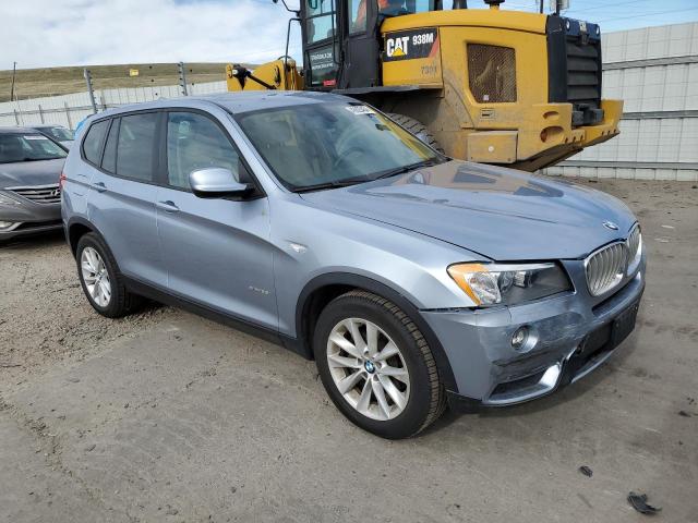 5UXWX9C53D0D07915 - 2013 BMW X3 XDRIVE28I BLUE photo 4