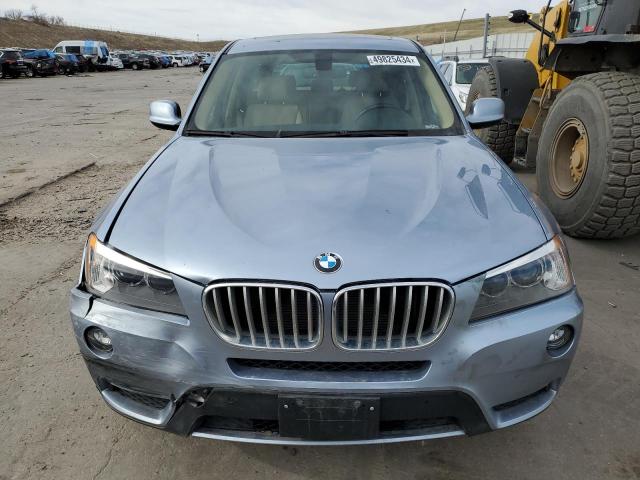 5UXWX9C53D0D07915 - 2013 BMW X3 XDRIVE28I BLUE photo 5