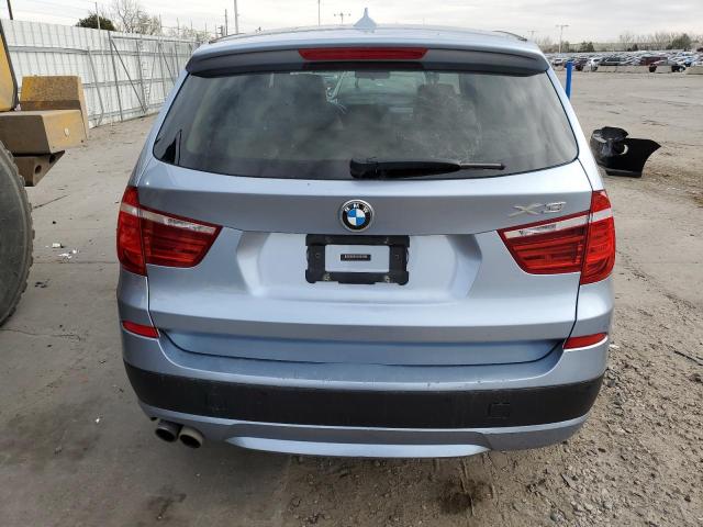 5UXWX9C53D0D07915 - 2013 BMW X3 XDRIVE28I BLUE photo 6