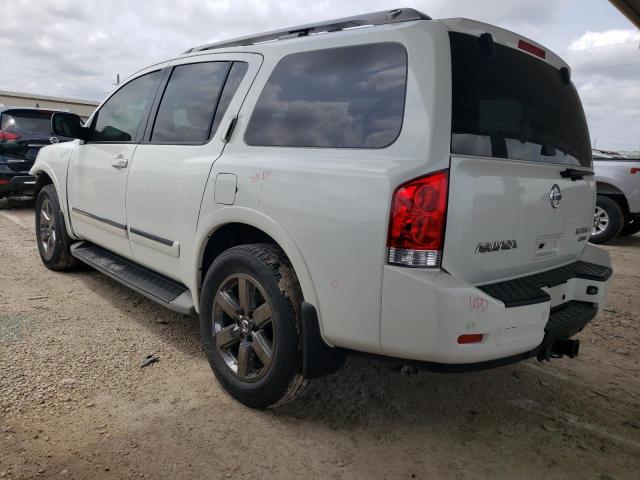 5N1AA0NE4EN610575 - 2014 NISSAN ARMADA PLATINUM WHITE photo 2