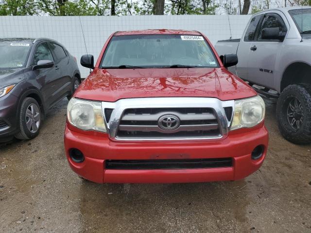 5TETX4CNXAZ715490 - 2010 TOYOTA TACOMA ACCESS CAB წითელი ფოტო 5