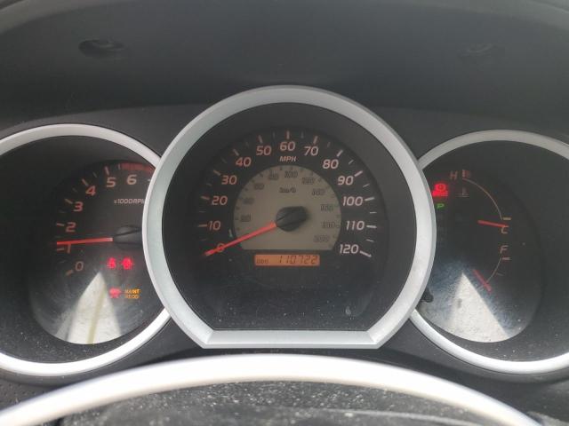 5TETX4CNXAZ715490 - 2010 TOYOTA TACOMA ACCESS CAB წითელი ფოტო 9