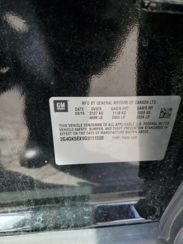 2G4GK5EX9G9111508 - 2016 BUICK REGAL 黑色 照片 12