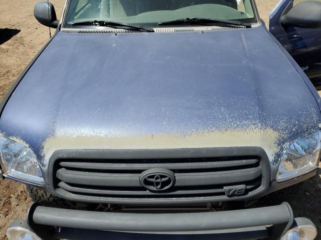 5TBRT34152S222206 - 2002 TOYOTA TUNDRA ACCESS CAB ლურჯი ფოტო 11