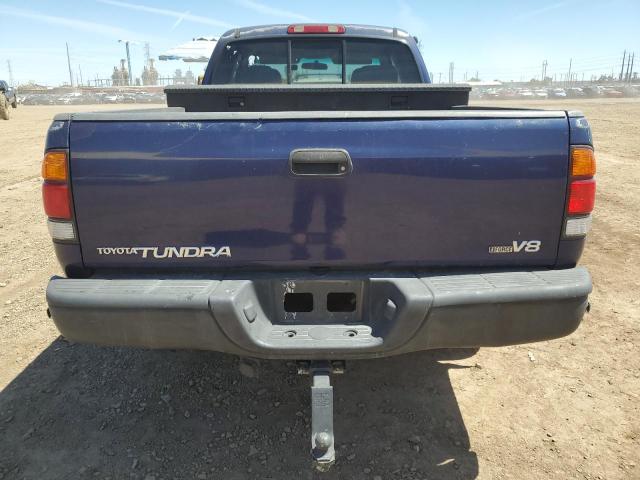 5TBRT34152S222206 - 2002 TOYOTA TUNDRA ACCESS CAB ლურჯი ფოტო 6