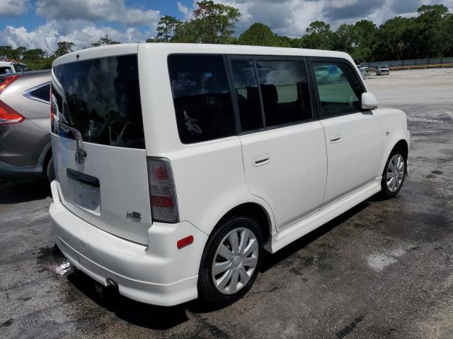 JTLKT324254027187 - 2005 TOYOTA SCION XB WHITE photo 3