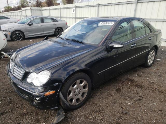 WDBRF87H96F797305 - 2006 MERCEDES-BENZ C 350 4MATIC BLACK photo 1